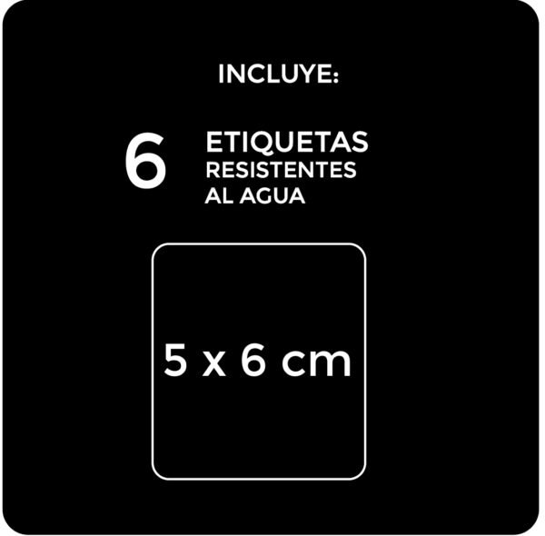 Etiquetas para organizar personalizadas grandes