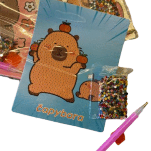 Pintura 5D con gemas Capibara