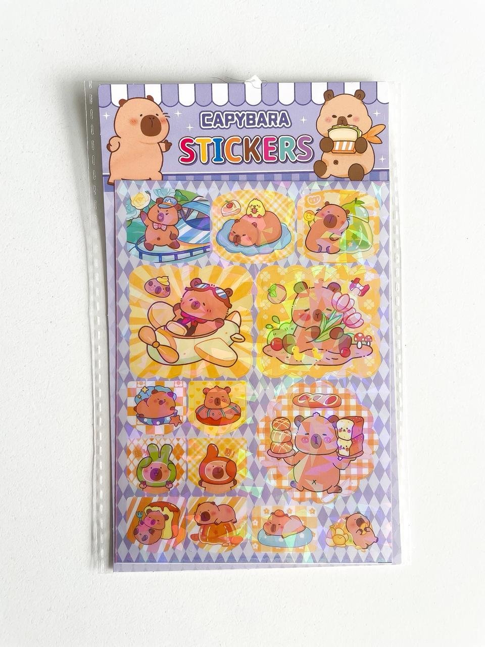 Stickers Capibara surtidos x 2 - Imagen 2