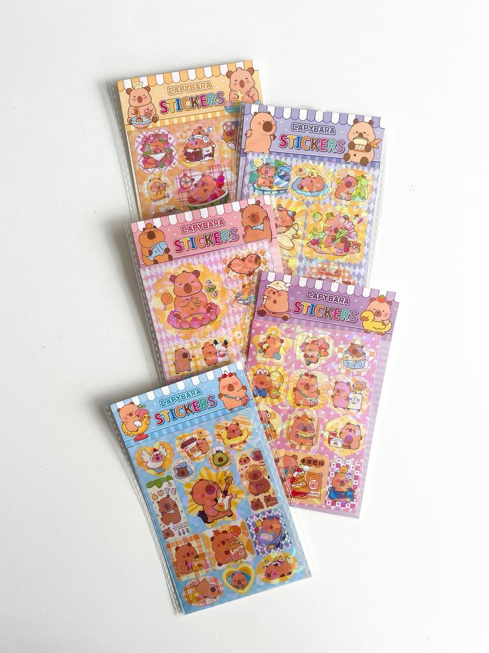 Stickers Capibara surtidos x 2 - Imagen 3